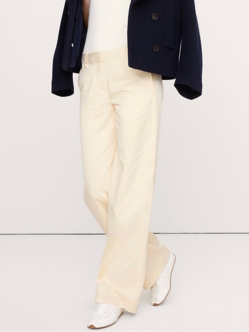 Banana Republic Everyday Wide-leg Pant in Tencel cotton